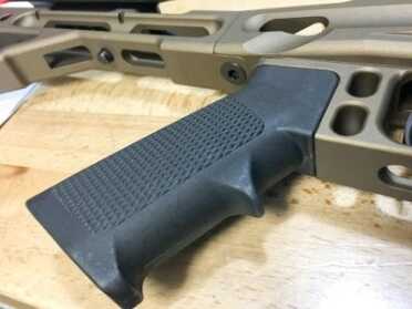 SMG Company Makes a Precision Rifle? MPA BA Lite PCR—Full Review The use of a standard AR-15 grip means you can easily swap for an aftermarket model of your choice.