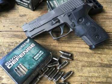 Ammo Test: Liberty Ammunition Civil Defense 9mm and .45 ACP I tested the 9mm with this Sig Sauer P229 Legion.