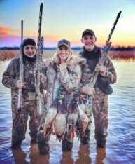 Kids and Guns: Take Your Children Hunting! Author and sons duck hunting with Mike Morgan and Mojo TV crew.