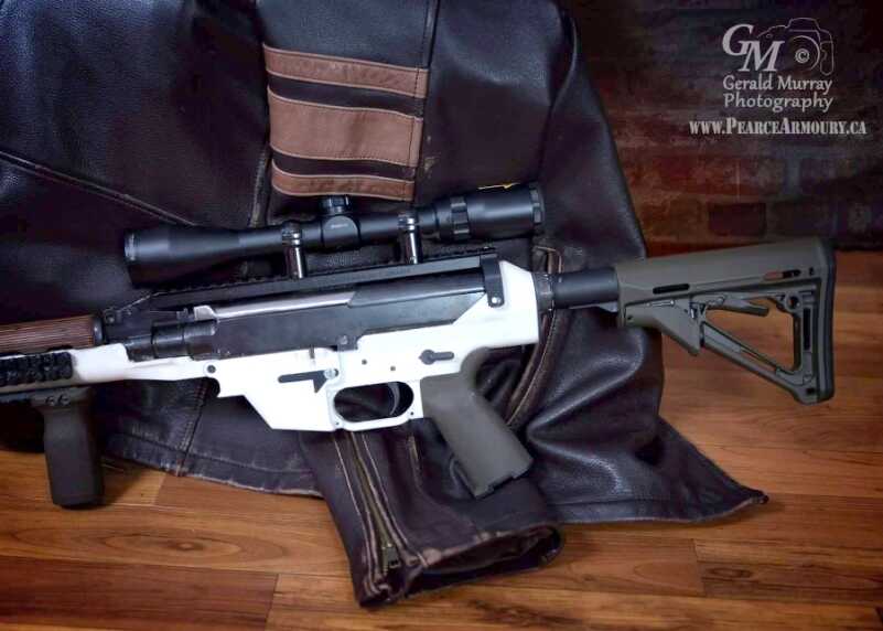 Canadian Adapter Kit Uses AR Lower Parts for SKS Rifles pearce-armoury-sks-ar-15-adapter-kit-ils-chassis-3
