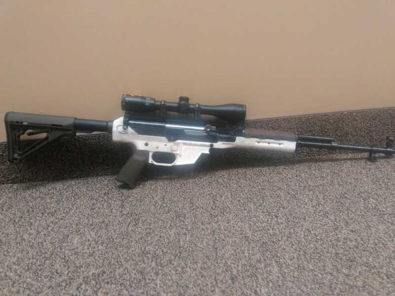 Canadian Adapter Kit Uses AR Lower Parts for SKS Rifles pearce-armoury-sks-ar-15-adapter-kit-ils-chassis-5