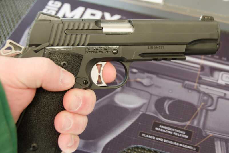 Sig Sauer 1911 TACOPS in 10mm – SHOT Show 2017 Sig Sauer 1911 TACOPS in 10mm – SHOT Show 2017
