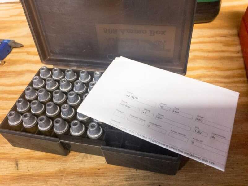 Reloading: Final Inspection and Packaging Tips Every box of ammo I load as a load sheet inside with all the details like bullet type, primer, powder type, and charge weight.
