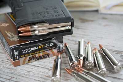 Ammo Test: Sig Sauer HT: .308 Winchester, 300 Blackout, and .223 Remington The newest member of the Sig Sauer Ammunition HT family is the 60-grain .223 load.
