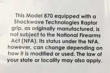 A Non-NFA 14” Remington 870? The New TAC-14 – Full Review!