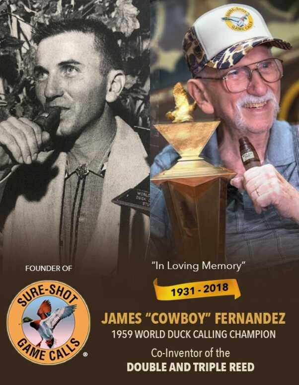 Founder of Sure-Shot Game Calls, James 'Cowboy' Fernandez Passes Away