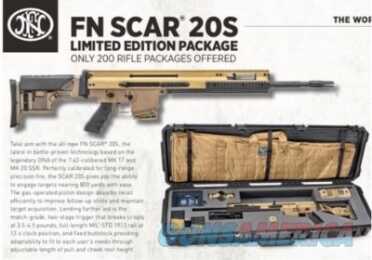 FN America Announces FN SCAR 20S Precision Rifle FN America Announces FN SCAR 20S Precision Rifle