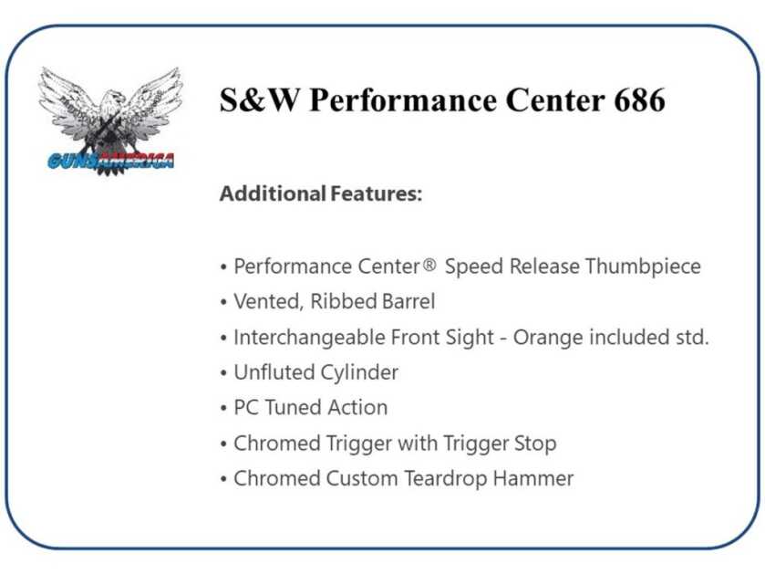 Smith & Wesson Performance Center Model 686 Raises the Bar Again Smith & Wesson Performance Center Model 686 Raises the Bar Again