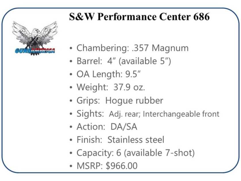 Smith & Wesson Performance Center Model 686 Raises the Bar Again Smith & Wesson Performance Center Model 686 Raises the Bar Again