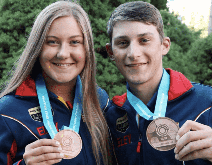 Mixed Team Bronze For Garrison & Reynolds Mixed Team Bronze For Garrison & Reynolds