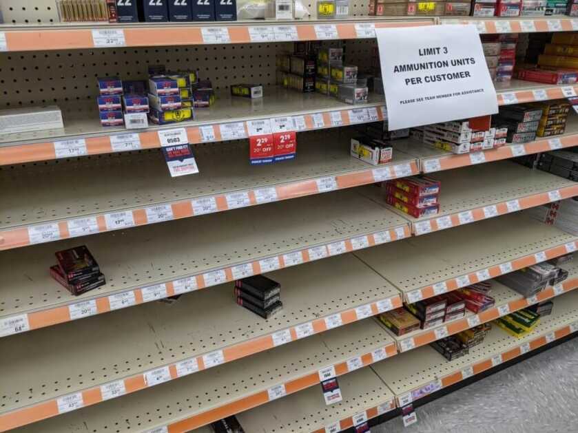 'Seems like the World Has Gone Mad': Ammo Shortages Rise Amid Coronavirus Outbreak 'Seems like the World Has Gone Mad': Ammo Shortages Rise Amid Coronavirus Outbreak