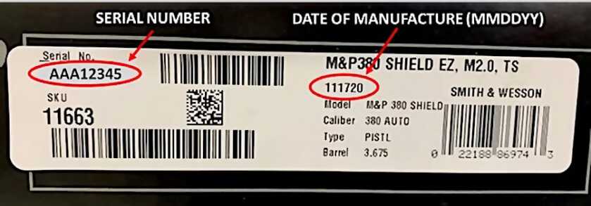 Smith & Wesson Issues Important M&P Shield EZ Safety Bulletin for Select 2020 Guns