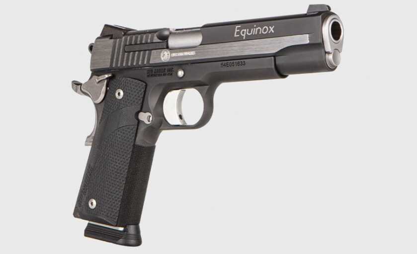 SIG Expanding Equinox Series with Custom Works 1911 SIG Expanding Equinox Series with Custom Works 1911