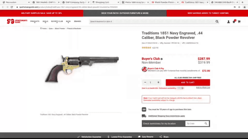 How, Where & Why to Buy Black Powder Revolvers/Pistols How, Where & Why to Buy Black Powder Revolvers/Pistols