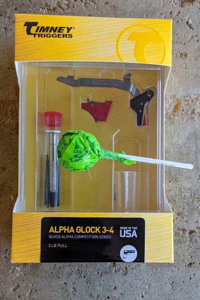 Timney Alpha Competition Trigger for Glock Gen 3, 4, and 5 Timney Alpha Competition Trigger for Glock Gen 3, 4, and 5