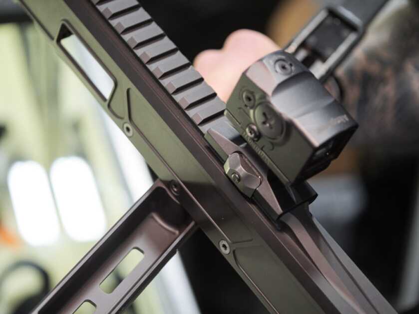 Transforming Pivot Rifle by Trailblazer Firearms -- SHOT Show 2022 Transforming Pivot Rifle by Trailblazer Firearms -- SHOT Show 2022