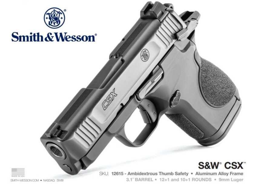 Meet the New Alloy-Framed Smith & Wesson CSX Micro-Compact! Meet the New Alloy-Framed Smith & Wesson CSX Micro-Compact!
