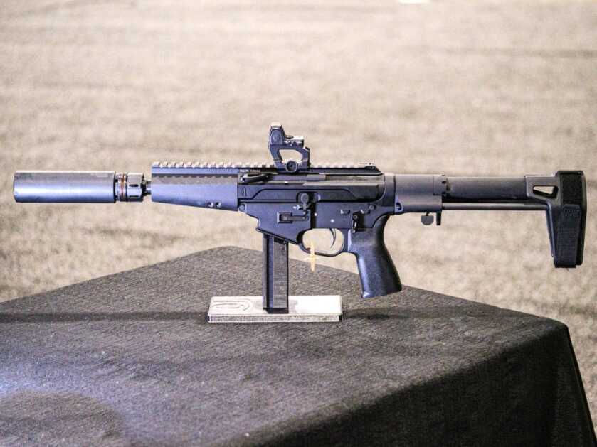 An MP5 Inspiration: Quarter Circle 10's YKMF-5 Pistol -- SHOT Show 2022 An MP5 Inspiration: Quarter Circle 10's YKMF-5 Pistol -- SHOT Show 2022