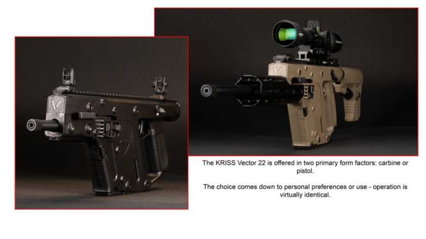 KRISS Vector .22LR – Perfect Trainer or Plinker KRISS Vector .22LR – Perfect Trainer or Plinker
