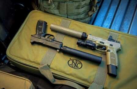 Check Out FN's New 'Rush 9Ti' 9mm Suppressor Check Out FN's New 'Rush 9Ti' 9mm Suppressor