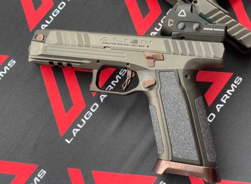 Laugo Arms Limited Edition Alien Creator Pistol -- SHOT Show 2023 Laugo Arms Limited Edition Alien Creator Pistol -- SHOT Show 2023