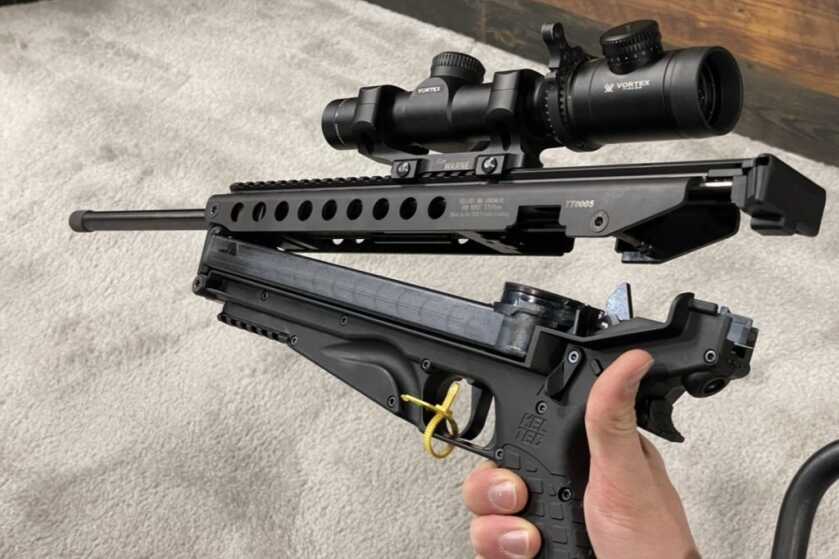 The Brand New KelTec R50 5.7 Carbine and KSG410 Shotgun -- SHOT Show 2023 The Brand New KelTec R50 5.7 Carbine and KSG410 Shotgun -- SHOT Show 2023