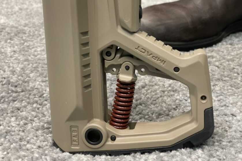 F.A.B. Defense GL-CORE IMPACT Recoil Reduction Buttstock -- SHOT SHOW 2023 F.A.B. Defense GL-CORE IMPACT Recoil Reduction Buttstock -- SHOT SHOW 2023