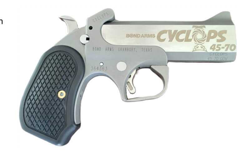 Bond Arms Brings A Heavy Hitter to the Market with Cyclops .45-70 Bond Arms Cyclops, profile view.
