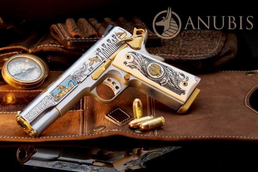 SK Customs Brings History Alive Through Collectible Series, The Gods of Egypt Gods of Egypt Pistol, Left Side