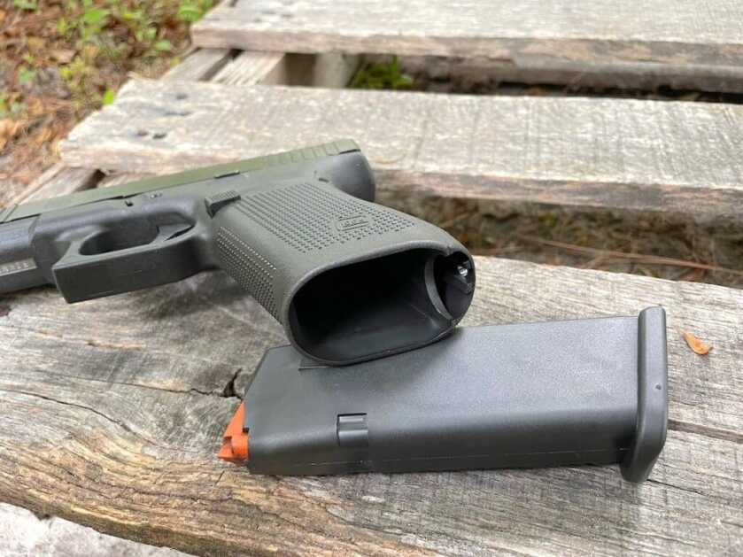 Glock’s Next Generation Big Bore: G21 Gen5 MOS G21 Gen5 Glock magwell.