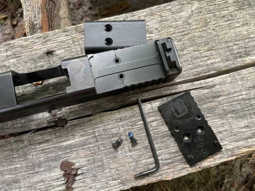 Glock’s Next Generation Big Bore: G21 Gen5 MOS Glock G21 Gen5 MOS disassembled.