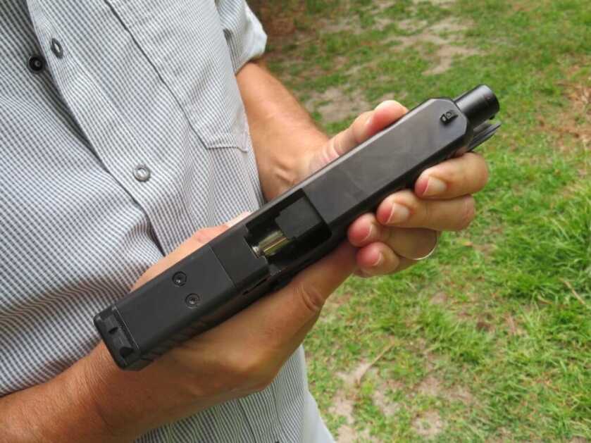 Glock’s Next Generation Big Bore: G21 Gen5 MOS Press check on Glock G21 Gen5.