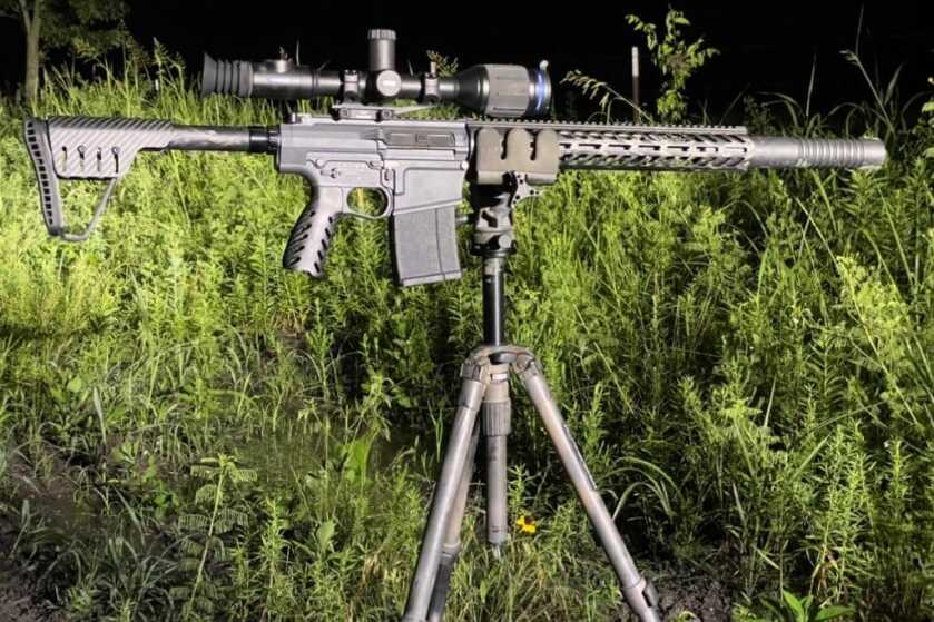 Meet the Ultralight Crown Precision Elite AR10 Configuring the Crown Precision Elite in the perfect night hunting configuration by using a Pulsar Thermion XG50 thermal, and AB suppressor sitting on top of a Kopfjager K800 carbon fiber tripod