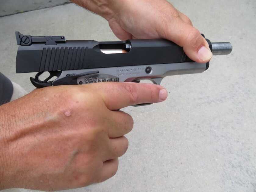 Turkish Ten: Tisas 1911 D10 Chambered in 10mm Auto Tisas D10 1911 press check.
