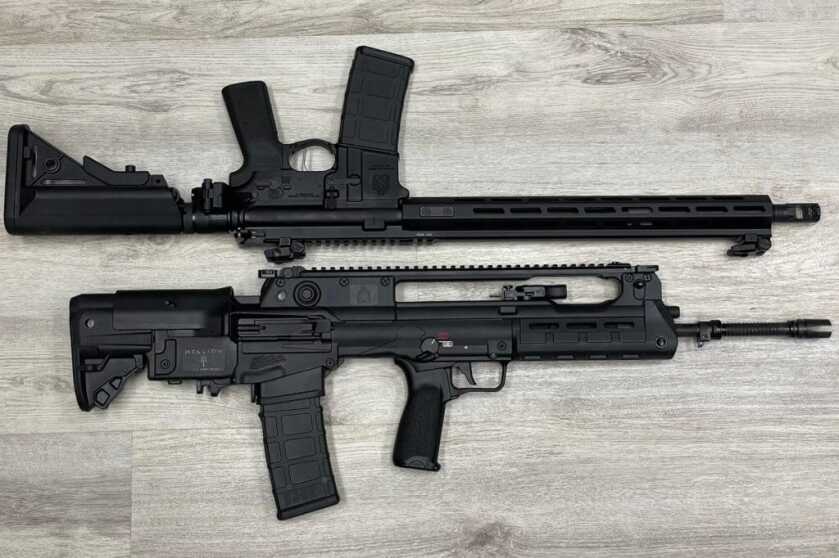 New 20 Top: 16" Springfield Armory SAINT Victor. Bottom: 20" Springfield Armory Hellion