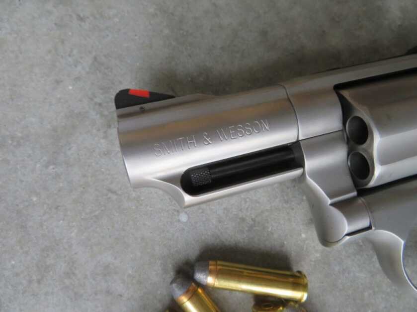 2 - S&W Model 66 Combat Magnum: Benchmark In 357 Magnum Carry Front sight on S&W Model 66