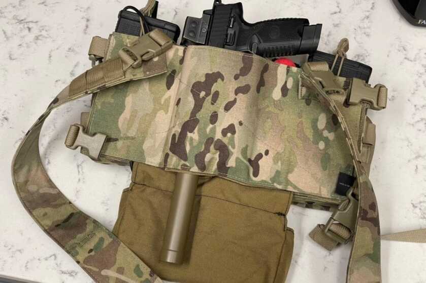 Carry What's Important: Haley Strategic D3CR™-H Chest Rig Review Using the D3CR™-H velcro system with the holster wedge to carry a suppressed pistol