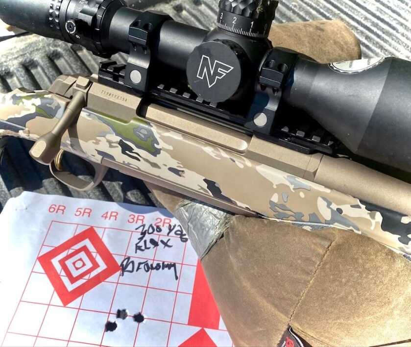 Browning X-Bolt Speed Suppressor-Ready 7PRC: Full Review Browning X-Bolt Speed SR phenomenal 300-yard group with Hornady 175-gr ELD-X ammunition