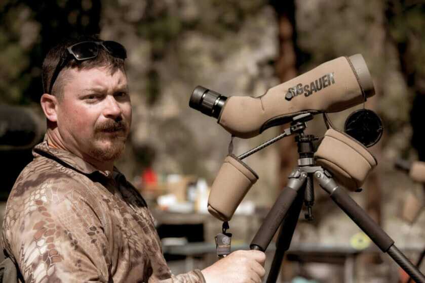 Never Miss Again Part V: Get Your Mind Right Hunter with spotting scope