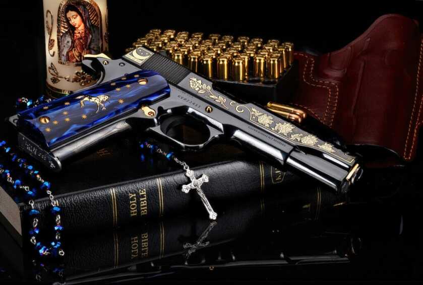 SK Customs Unveils Limited-Edition Lady of Guadalupe Colt 1911 Lady of Guadalupe Colt 1911