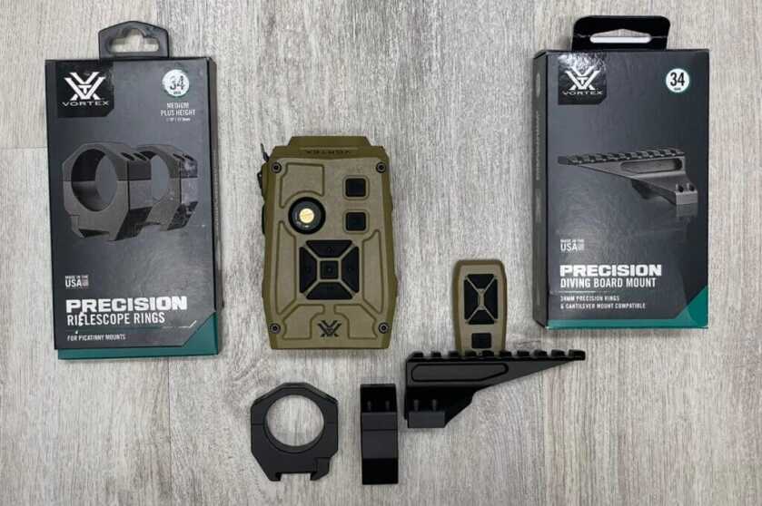 3 - Meet the Vortex Impact 4000: A Weapon-Mounted Laser Range Finder Vortex Precision Riflescope Rings and their all new Precision Diving Board Mount