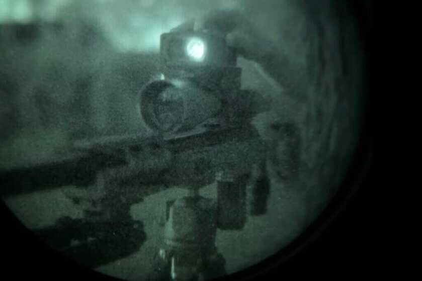 3 - Meet the Vortex Impact 4000: A Weapon-Mounted Laser Range Finder IR light emitted by the LRF on the Impact 4000