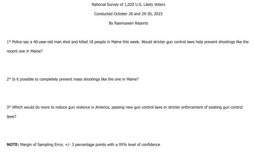 Rasmussen Poll: Majority of Voters Advocate for Stronger Enforcement Over New Laws Rasmussen Poll: Majority of Voters Advocate for Stronger Enforcement Over New Laws