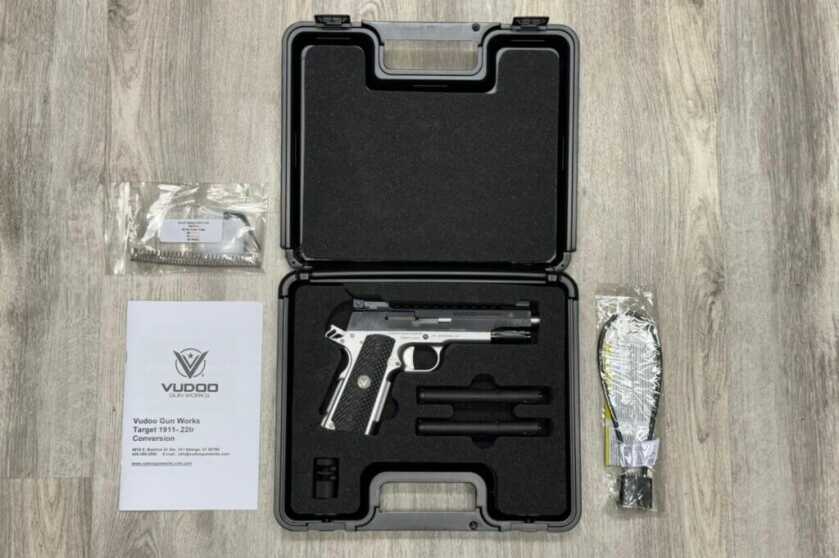 Vudoo Gun Works Target 22LR 1911: Full Review Vudoo Gun Works Target 22LR with all included contents