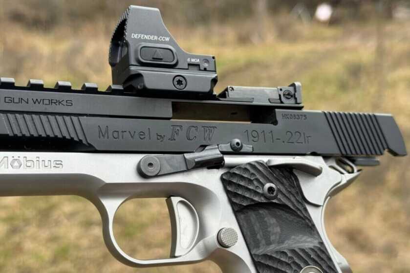 Vudoo Gun Works Target 22LR 1911: Full Review Slide lock for the Target 22LR slide