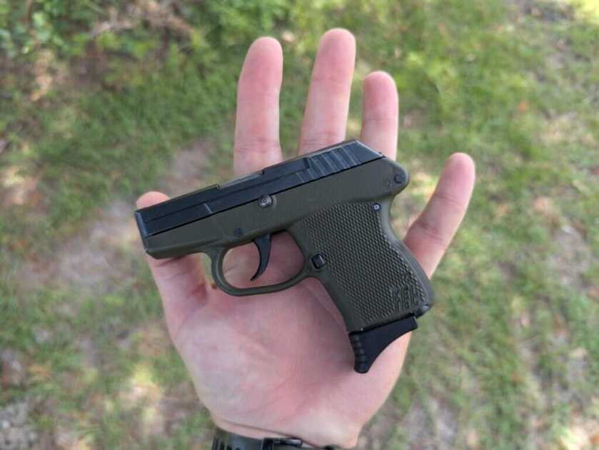 P32 in man's palm