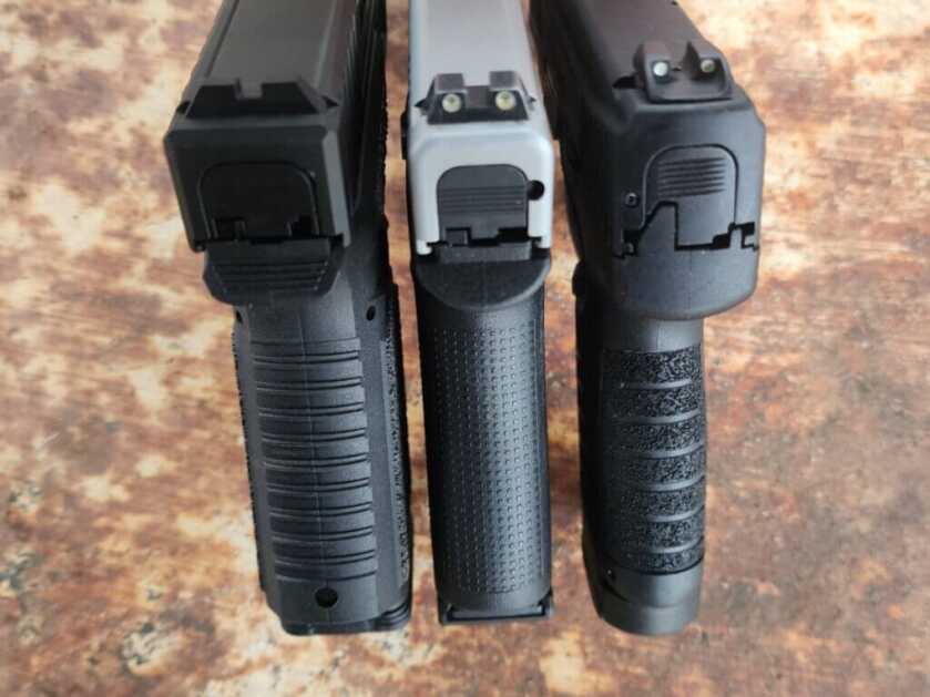 grips of handguns