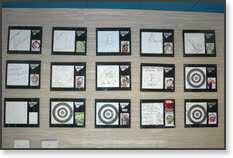 Plaques signed by numerous celebrities demonstrate the high end popularity of rental places like the Royal Hawaiian Shooters Club