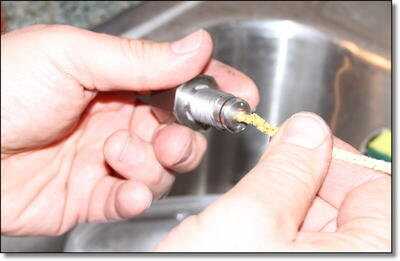 Because the priming powder is straight real black powder, I strongly suggest soaking the plug as well, and working over the flash hole with a pipe cleaner