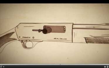 Franchi-close On a long-recoil action, it’s more like the barrel is shucked off of the shell than the shell being stripped out of the chamber.